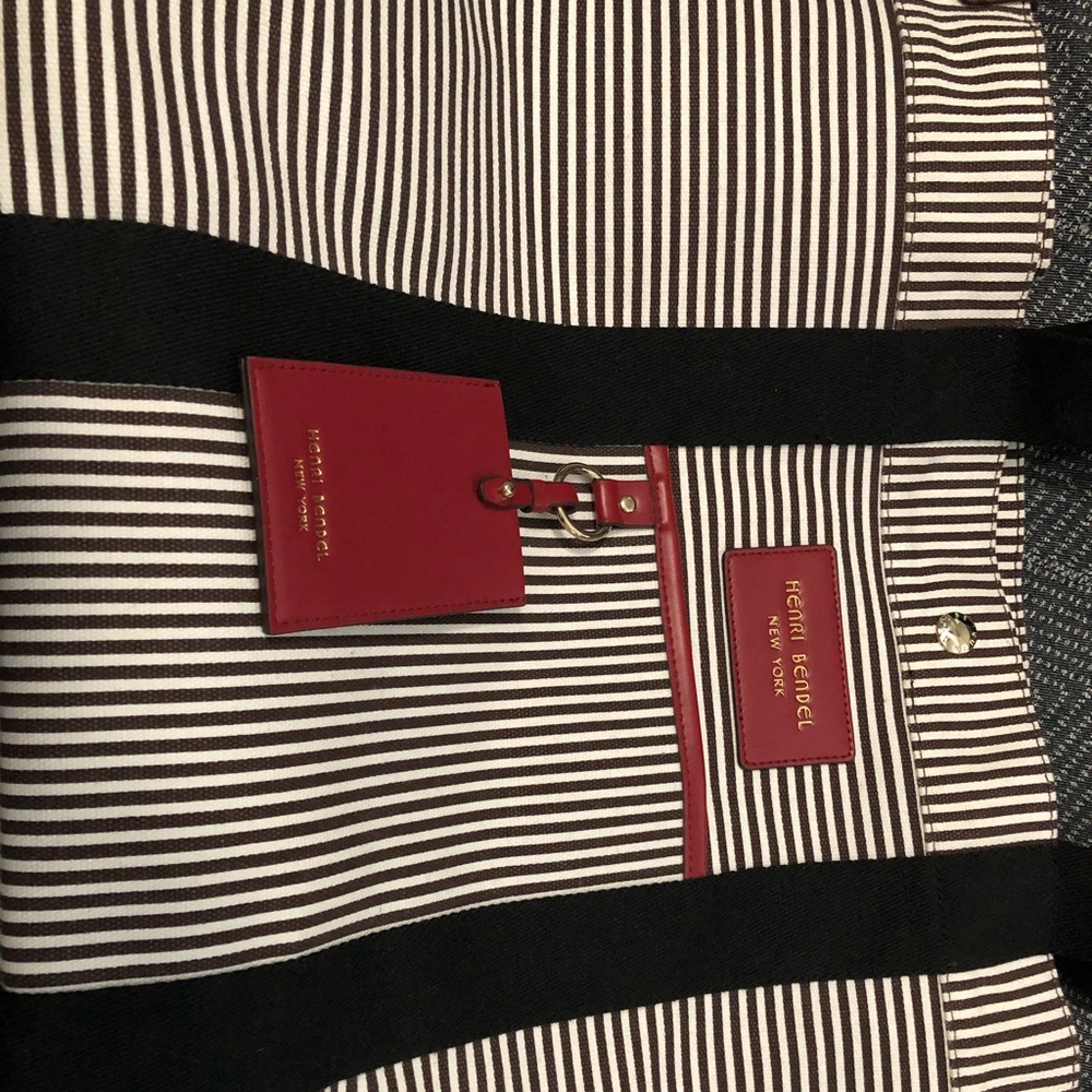 Henri Bendel canvas tote